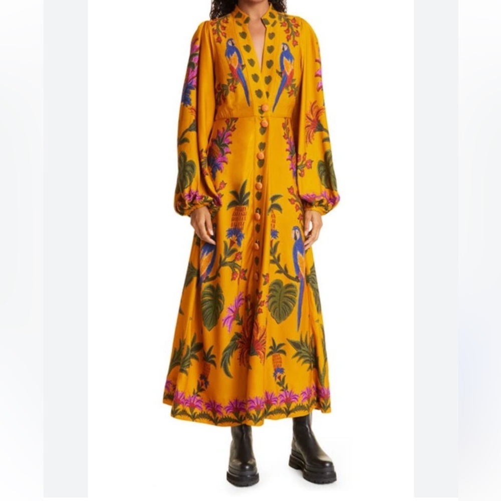 Farm Rio Tropical Tapestry Dress